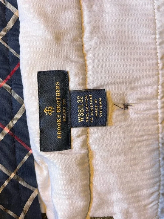 Brooks Brothers Men's Olive Green Corduroy Straight Leg Pants - Picture 5 of 7